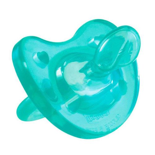 Chupeta Physio Soft Azul Silicone 0-6m Tam 1 Chicco