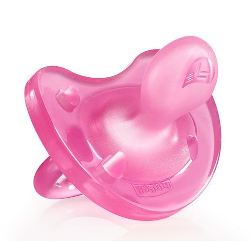 Chupeta Physio Soft Rosa Silicone 0 - 6m Tam 1 Chicco