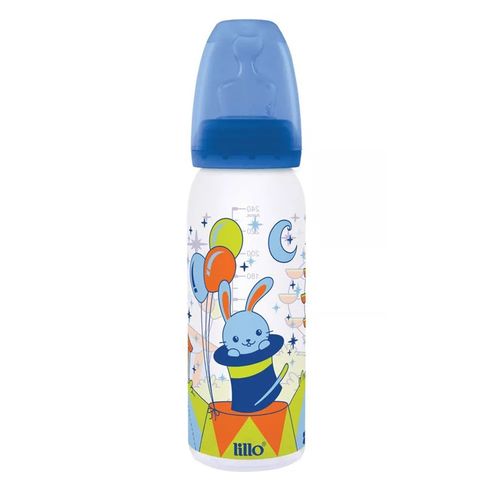 Mamadeira Magia Brilha no Escuro Azul 240ml Lillo