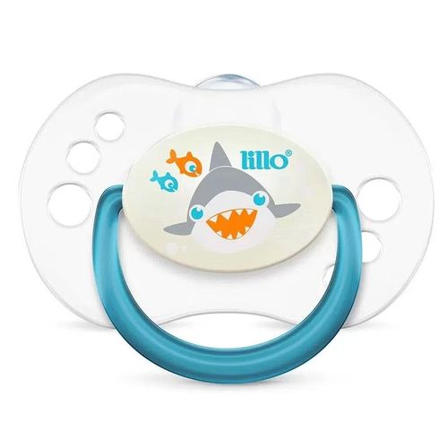 Chupeta Soft Glow  0 Meses Azul 626921 Lillo