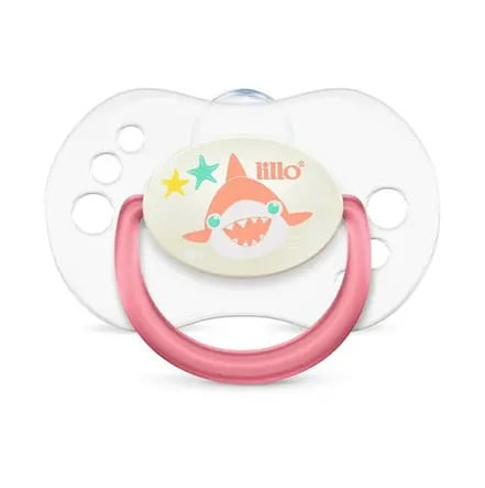 Chupeta Smart Glow Rosa Bico Silicone 627031 Lillo