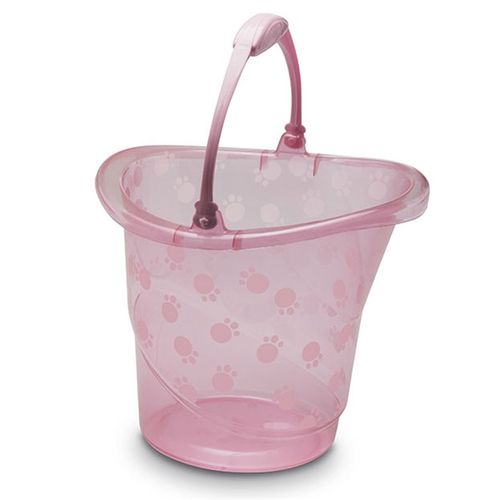 Balde Translúcido 8 Litros Rosa Cajovil