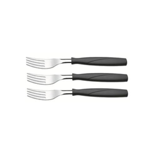 Garfo De Mesa Itaparica Preto Kit 3 PÇs 6002/310 Brinox