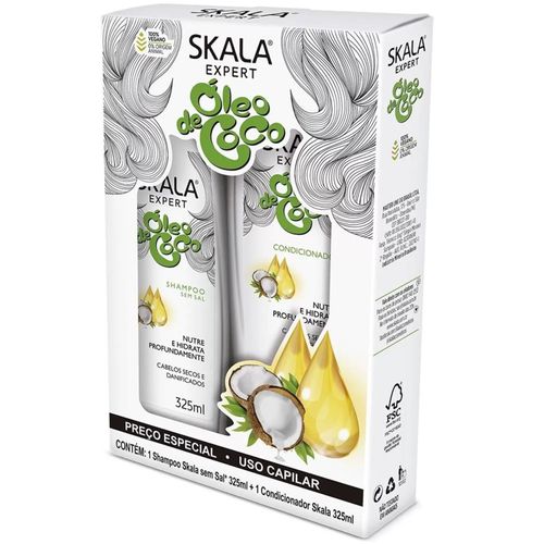Kit Skala Óleo de Coco 325ml