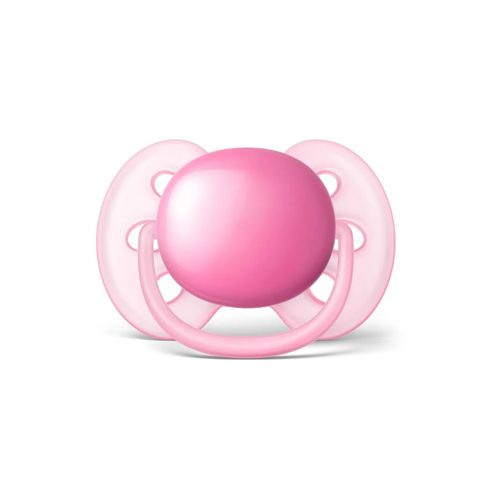 Chupeta Ultra Soft 6 a 18 meses SCF415/12 Rosa Philips Avent