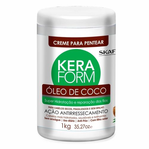 Creme para Pentear Keraform Óleo de Coco 1kg Skafe