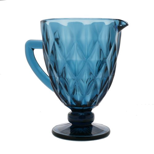 Jarra Diamond de Vidro Azul 6497 Lyor