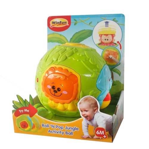 Bola de Atividades Amiguinhos da Selva 6m  Winfun