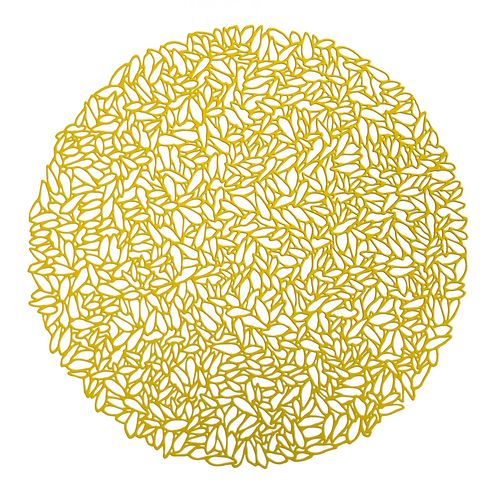 Lugar Americano Garden Plástico Dourado 38cm 7437 Lyor