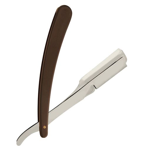 Navalhete Inox Plástico Marrom Barber 4552 Santa Clara