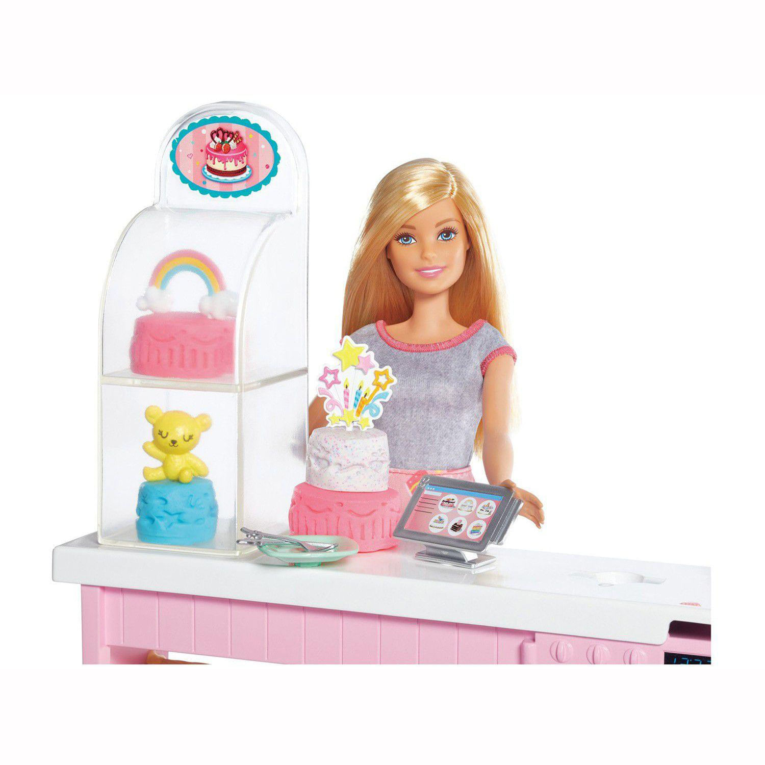 Nk 8 pçs/lote princesa fazendo processo jogo bolo conjunto boneca de  brinquedo plástico para barbie acessórios boneca melhor criança menina  presente