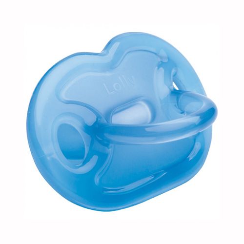 Chupeta Silicone 0 a 6 Meses Tam 1 Azul Lolly