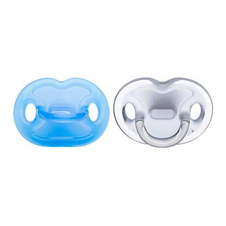 Chupeta Silicone Menino 0 a 6 meses Tam 1 Lolly