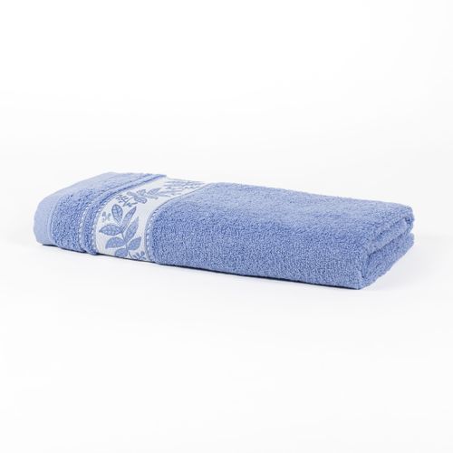 Toalha de Banho Relva Azul Santista Prata