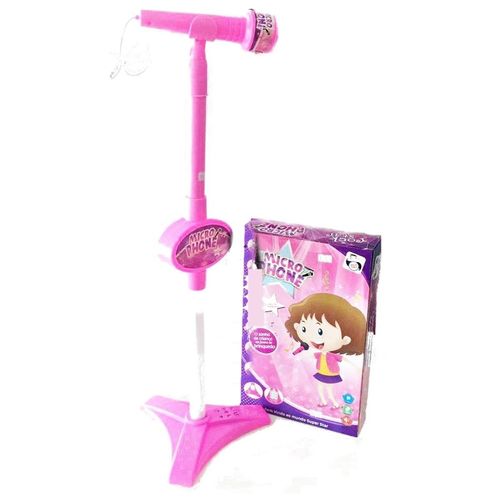 Microfone Pedestal Menina Pica Pau