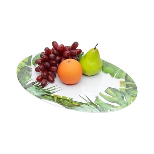Bandeja Melamina Oval Leaves 27420 Rojemac