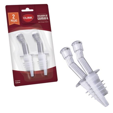 Dosador De Garrafa Bico de Plástico 9,5Cm 2pçs Clink