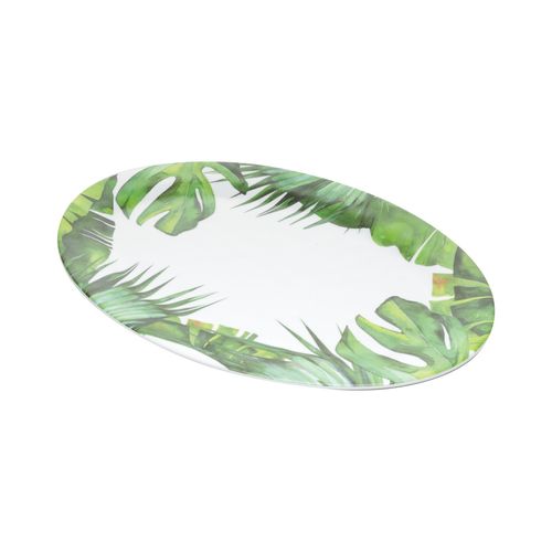 Bandeja Melanina Oval Leaves 27418 Rojemac