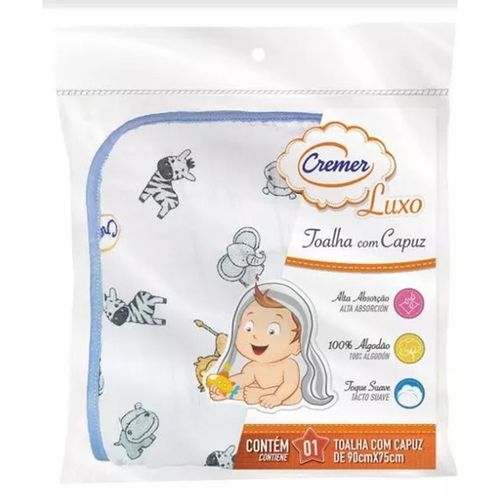 Toalha com Capuz Masculina Cremer