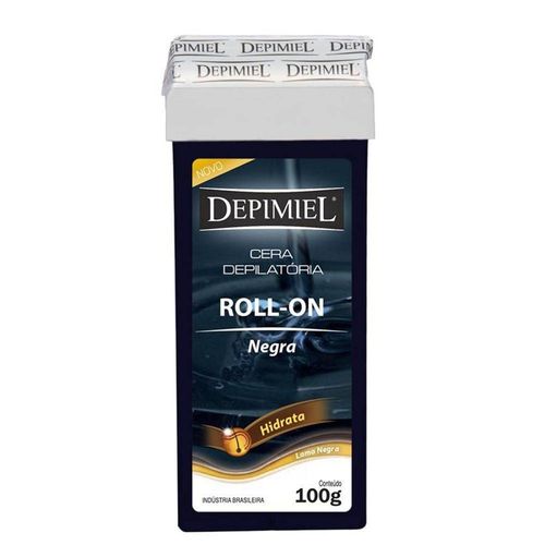 Cera Depilatória Roll-on Negra 100g Depimiel