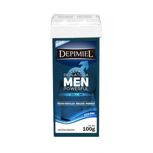 Cera Roll-on Men PowerFull 100g Depimiel