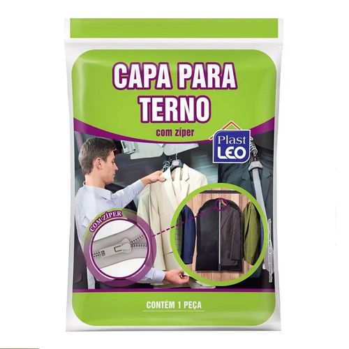 Capa para Terno com Zíper Plast Leo