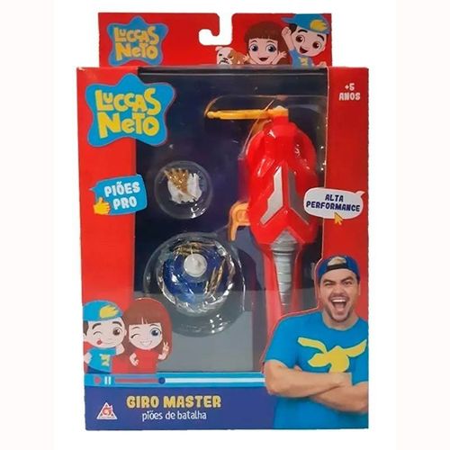 Brinquedo Pião Giro Master Luccas Neto Sortido 3708 Candide