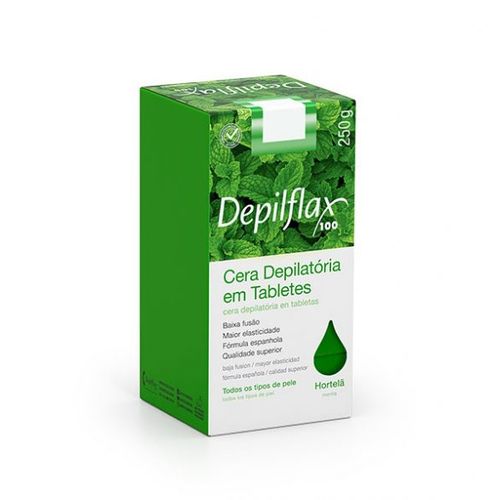Cera Quente Depilatória Hortelã 250g Depilflax