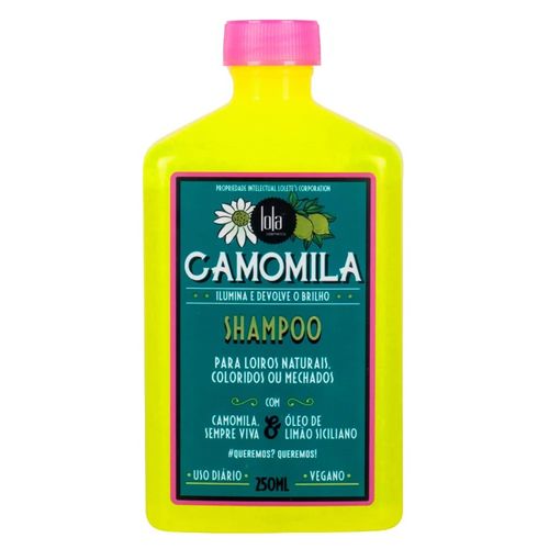 Shampoo Camomila 250ml Lola Cosmetics