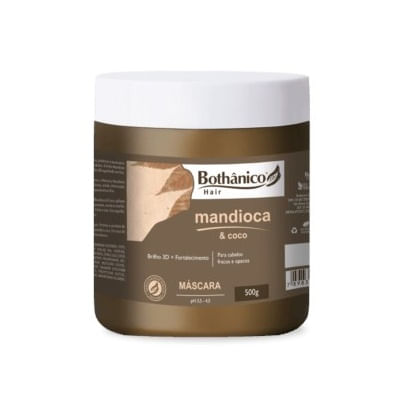 Máscara Capilar Mandioca e Coco 500g Bothânico