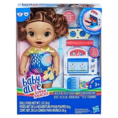 Boneca Baby Alive Meu Forninho Morena E2098 Hasbro