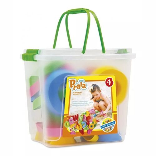 Forminhas Praia Alfabeto 6884 Poliplac