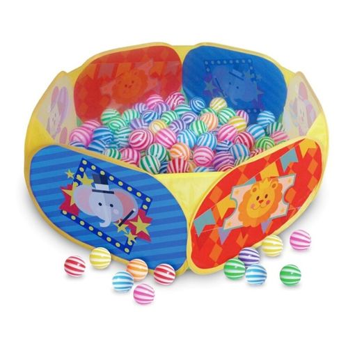 Piscina de Bolinhas Fantástico Circo com 100 Bolas Pica Pau