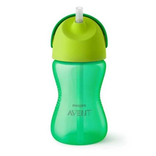 Copo com Canudo Curva 300ml Verde SCF798/01 Avent Philips