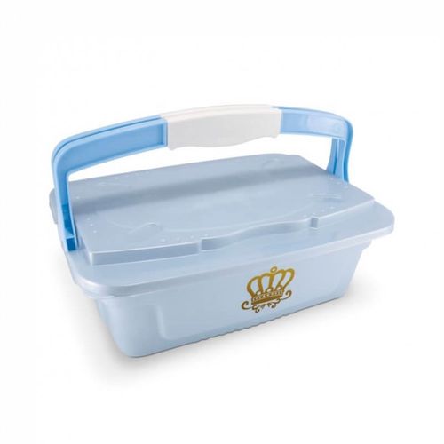 Organizador 10 Litros com Alça Azul Cajovil