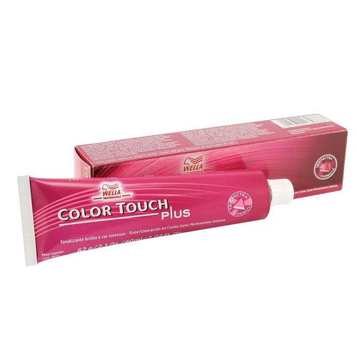 Tintura Color Touch Plus 77/07 Louro Médio Intenso Natural Marrom 62g Wella