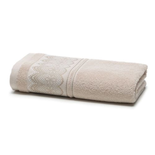 Toalha de Banho Blanc Bege Fio Penteado Santista Platinum