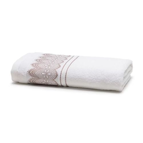 Toalha de Banho Blanc Branca Fio Penteado Santista Platinum