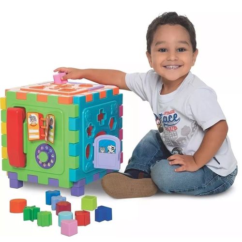 Cubo Didático Grande 416 12m  Mercotoys