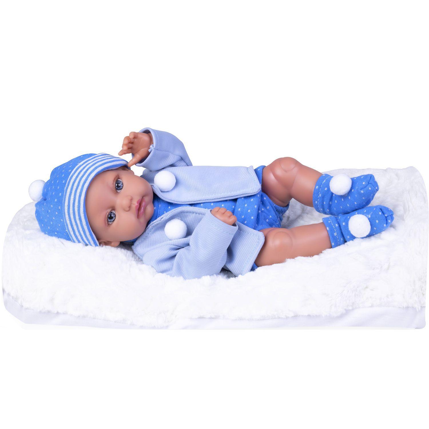 Boneca Menino Reborn Boutique Dolls 474 Supertoys - Sacolão.com