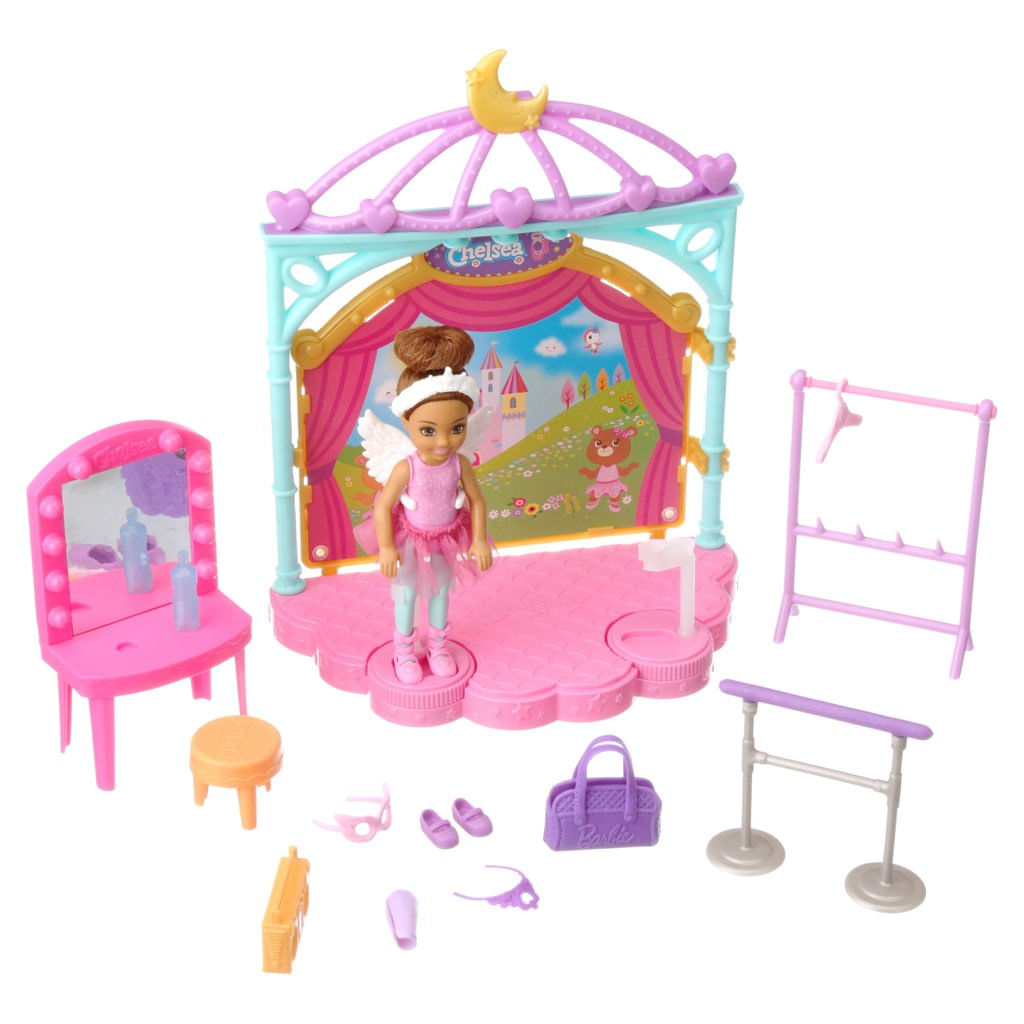 Barbie Rockers 2 em 1 Conjunto de reprodução de palco com boneca