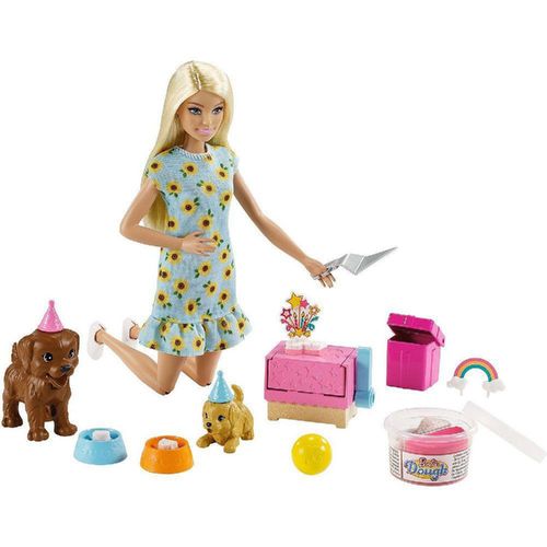 Boneca Barbie Festa Do Filhote Com Cachorrinho Sortido GXV75 Mattel