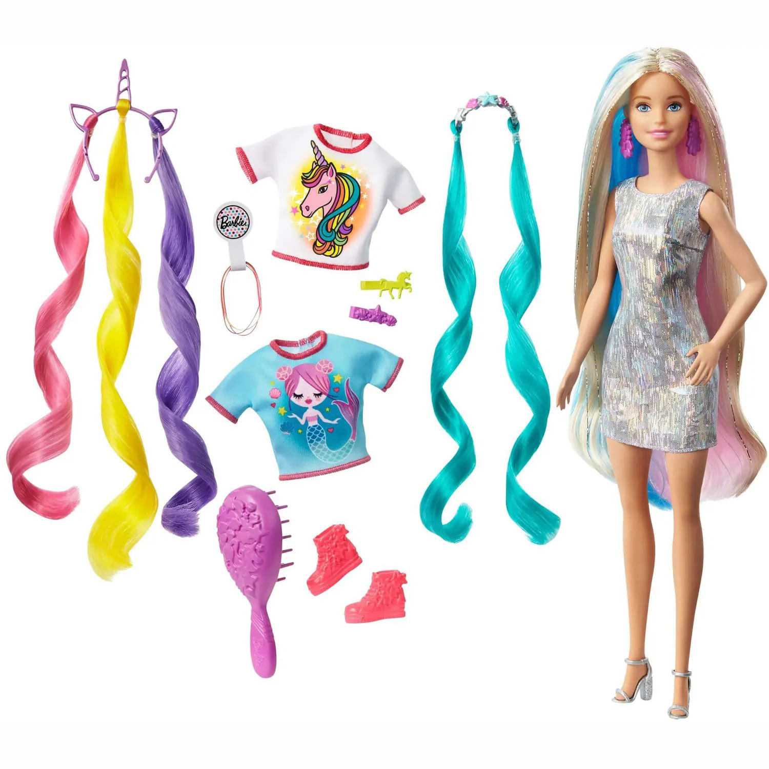 Barbie Boneca Penteados de Festa Sortidas - Saraiva