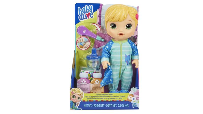 Boneca Baby Alive Cuida De Mim Loira Hasbro - Papellotti