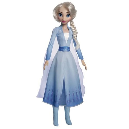 Boneca Elsa Frozen Articulada 55cm Mini My Size Baby Brink