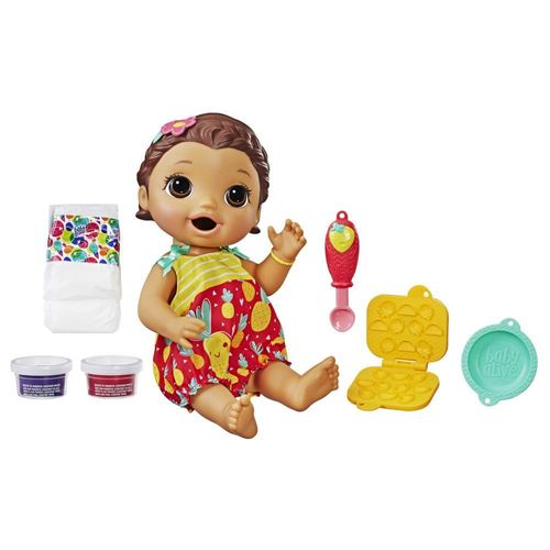 Boneca Baby Alive Lanchinho Divertidos Morena C2698-E5842 Hasbro