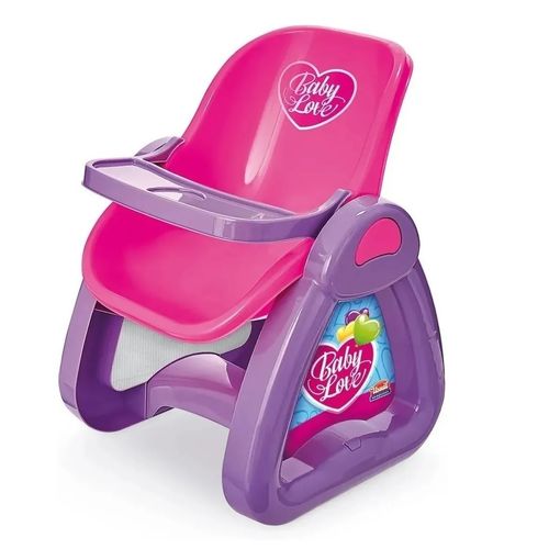 Cadeira De Alimentação Para Bonecas Baby Love Cores Sortidas Usual Brinquedos
