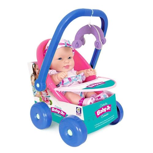 Boneca E Carrinho Baby Jr Cotiplas