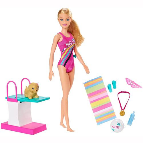 Boneca Barbie Nadadora GHK23 Mattel