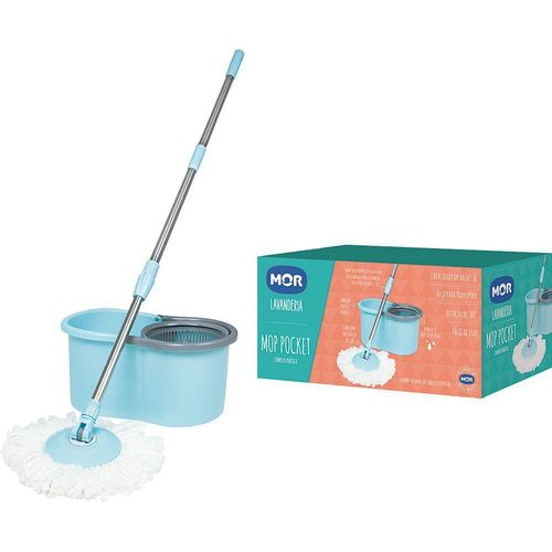 Esfregão Mop Pocket Limpeza Prática 8294 Mor